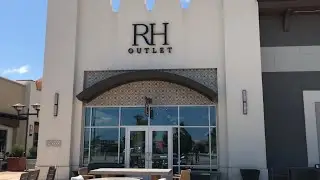 Restoration Hardware outlet out of Fort Worth Texas || Grand opening walk-through with me￼