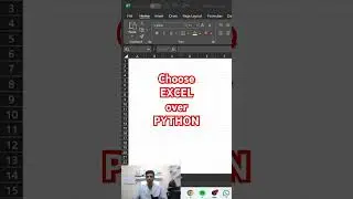 Why you must learn #EXCEL  Before #PYTHON #algorithmictrading #finance