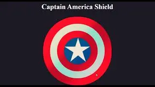 Captain America Shield | How to create Captain America Shield in HTML with CSS | Coding Tutorials