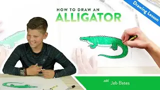 How to Draw an Alligator | Keilen Corner Drawing Lesson