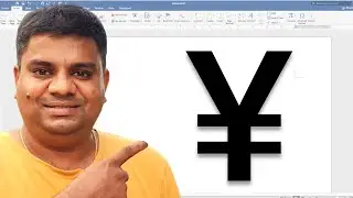 How To Type Yen Symbol on MAC