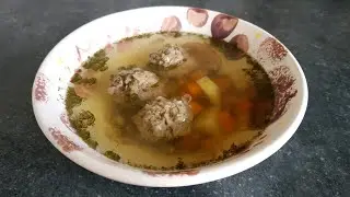 Суп с фрикадельками