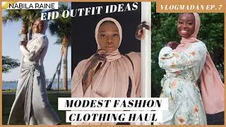 Modest Fashion Clothing Haul | Shein, Hijab Throne, Shop Fatima Diallo, Tooba Fashion,