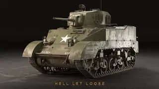1. HELL LET LOOSE - STUART TANK COMPLETO SEM MORRER