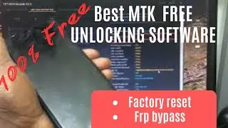 All MTK  Free Unlocking software, Factory Reset and Frp bypass tool for all MTK phone.