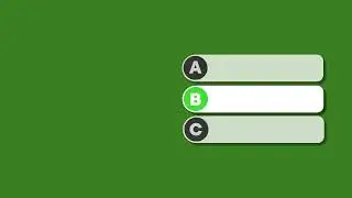 Quiz Multiple Choice Template - A, B, C Answers