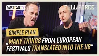 Simple Plan @ Full Force Festival: "Many things from European festivals translated into the US"