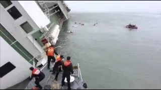 Raw: South Korean Ferry Captain Rescue Video