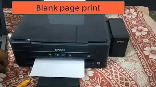 printer not print || blank page print100% solution || Ink dry ,Nozzle clen