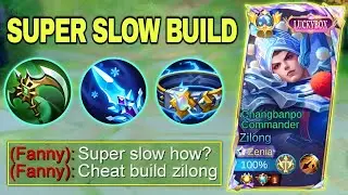 ZILONG SUPER SLOW BUILD IS HERE! | INSANE SLOWING EFFECT! | Global No.1 Zilong - MLBB