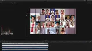 Final Cut Pro - Virtual Choir Video Editing Timelapse