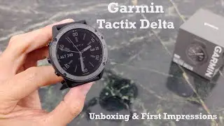 Garmin Tactix Delta Unboxing & First Impressions : WOW!