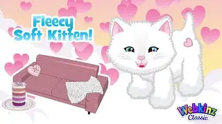 Meet the Webkinz Fleecy Soft Kitten!