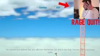 FITZ RAGE QUITS GETTING OVER IT! TWITCH CLIP