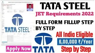 Tata Recruitment 2022 | How to fill form online | Step by step