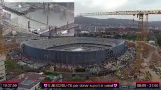 Emisión 4K en directo de Las Obras del Camp Nou!