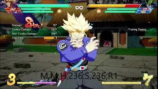 Dragon Ball FighterZ Trunks Combo