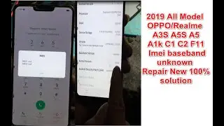 2019 All Model OPPO/Realme A3S A5S A5  A1k C1 C2 F11  Imei baseband unknown Repair New 100% solution