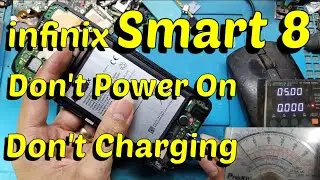 infinix smart 8 don't power on not charging how to check