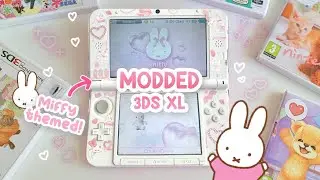 Building My Dream MODDED 3DS XL 🌸 Nintendo 3ds Homebrew in 2024💐