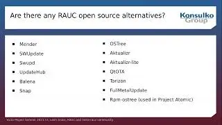 “A/B Linux updates with RAUC and meta-rauc-community: now & in the future” by Leon Anavi
