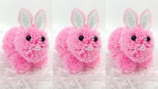 Happy New Year 2023! MK Bunny made of yarn with your own hands