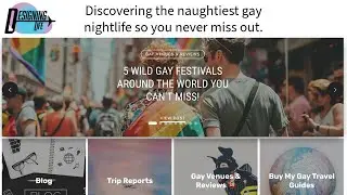 Designing Life is about NSFW Gay Travel Escapades  🔞