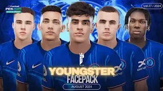 Youngster Facepack Vol.27 Pes 2021 & Football Life 2024 Chelsea U21 (SIDER) PC