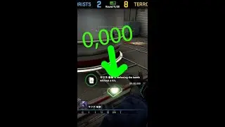 Is this the SHORTEST CSGO defuse ever witnessed? ZERO time left!! #shorts