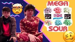 MEGA SOUR CANDY CHALLENGE 🥴🤤 #sourcandy #megasourcandy #soursweets #megasoursweets #sourchallenge