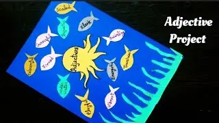 Adjective TLM | How to make an adjective project | Chart on Adjectives |Adjectives TLM 