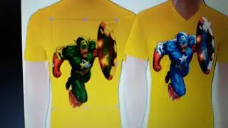 Sublimação em camisas coloridas