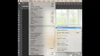 How to save your Adobe Photoshop file as a photograph (jpg or .png)