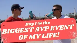 AVP Manhattan Beach Open (Part 1) // Friday Sponsor Beers and a One Two Knockout