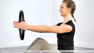EXERCICE ROTATION DE LA COLONNE avec anneau de pilates