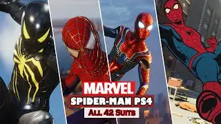 Spider-Man PS4 | All Suits & Costumes | ALL 42 Suits of Spider-Man Ps4