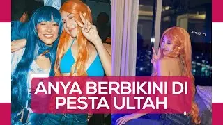 Potret Anya Geraldine Cosplay ala Nami One Piece di Pesta Ultah Geng Aries