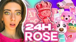 ANIMAL CROSSING BUT EVERYTHING IS PINK FOR 24 HOURS 🩷😰
