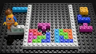 Lego Tetris 40 Lines with only Perfect Clear