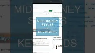 AI Tools - MidJourney Styles & Keywords 