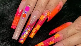 Fun Halloween set | 4XL NAILS | Watch me work | It’s been a while