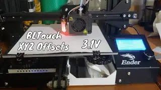 Ender 3 BLTOUCH 3 UPGRADE - HOW TO ADD THE XYZ OFFSET. MARLIN FIRMWARE 1.1.9