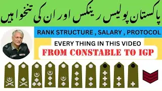 Pakistan Police Ranks And Salary | Pakistan Police rank structure | CSS in Pakistan 