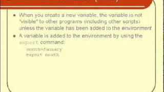 04. Unix Shell Scripting Tutorial - Shell Programming Features (Part 2)