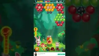 Bunny Pop Level 71 no booster [Gameplay Walkthrough] optimized for smartphones [BitMango]