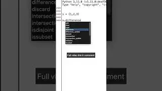 Python Set Methods