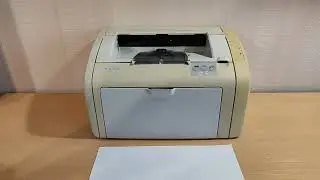 Установка и снятие нижнего принтера лотка HP LaserJet 1010 1012 1015 1018 1020