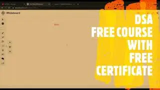 DSA FREE COURSE WITH FREE CERTIFICATE || 11 WEEK COURSE || Data Structure & Algorithm Free Course
