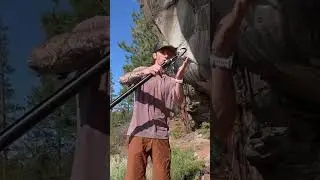 Metolius Superclip. Part 1 of 3, Clipping a quickdraw onto the bolt hanger.