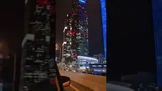 Ночная красота🌟 города #москва #мостквасити #ночь #машина #музыка